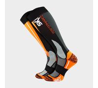 High-Performance Knee-High Snowboard Socks for Skiing COMODO Burnt Orange 9-11