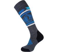 COMODO Men's 1 Pack Sport Technical Snowboard Socks in Dark Grey | Size: 6-8 COMODO Dark Grey 6-8