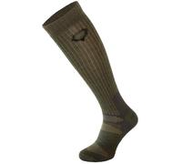 (9-11 UK, Khaki Green) COMODO - Mens & Ladies Thick Knee High Merino Wool Hunting Socks