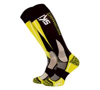 High-Performance Knee-High Snowboard Socks for Skiing COMODO Yellow 9-11