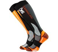 Comodo Unisex High-performance Knee-high Snowboard Socks For Skiing, Orange 3-5
