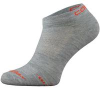 COMODO Men's 1 Pack Ultra Coolmax Ankle Length Running Socks in Grey | Size: 3-5.5 COMODO Grey 3-5.5