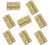 COMOK 2.5 Inch Mini Butt Hinges Cabinet Drawer Folding Butt Hinges for Cabinet Drawer Wooden Jewelry Box 8 PCS