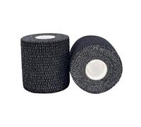 COMOmed Athletic Grip Tape, 2 Rolls Weightlifting Thumb Tape, Sticky and Stretchy Hook Grip Tape for Skin Protection, Easy to Tear for Cross Training, Climbing, Powerlifting, 3in x 22.6ft, Black