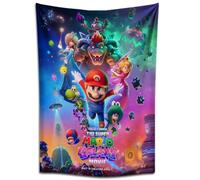 COMOR The Super Morio Galaxy Tapestry Poster For Kids Fans Bedroom Wall Hanging Decoration-(2026) Morio Movie Tapestry For Teen Boy Birthday Party Gifts100X150CM