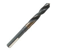 COMOWARE 9/16" Reduced Shank Drill Bit, HSS M2, Black & Gold Drill Bit with 3-Flat 1/2" Shank, 135° Split Point, Metal Drills Bits for Steel/Aluminum/Iron/Plastic/Wood, for Electricians & DIY