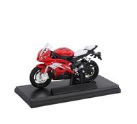 Compact 1:18 Motorcycle Model Toy with Exquisite Craftsmanship for Collection or Play Plastic and Alloy (Red)