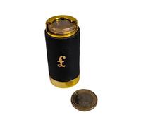 Compact £1 Coin Holder for UK: Ideal Euro & Dispenser for Car, Taxi, Wallet - Organize One Pound Items with Ease - Perfect Coins Organiser for UK Coinage Also Works with Euros (Classic)