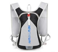 Compact 10L Waterproof Hiking Backpack with Scratch Resistant Fabric and Integrated Water Bag Compatibility for Easy Hydration (Black)