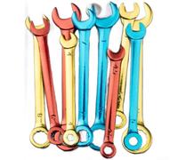 Compact 10pc Metric Wrench Set Featuring Open And Box Ends For Sizes 4mm Through 11mm Built With 45# Alloy Steel And Plated Finish For Long Lasting Performance In Confined Mechanical Spaces(A)