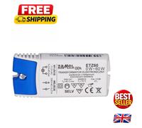 Compact 12V 60W Electronic Transformer for Halogen Lighting - Surface Mount