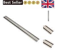 Compact 16 Inch Aluminum Ruler with Precise Metric & Inch Measurement Scales