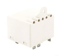 Compact 16A solid state relay for motor starters with button start, compatible with voltages under 36V, suited for industrial motor control systems
