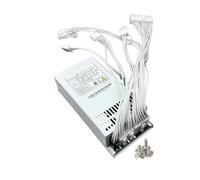 Compact 1U Power Supply Cooling for Small, White 400W | Module Board for Small Desktop, Full Modular 1U Power Supply with Thermal Management Cooling