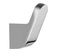 Compact 2.1x5cm Chrome Hook Heavy Duty Hold(one) | Solid metal build, resistant, shiny silver finish, fits contemporary decor, stable wall mount