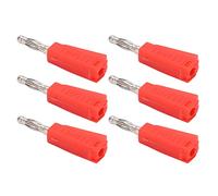 Compact 20pcs Banana Plug 4mm Electrical Connectors for Industrial Equipment and Instruments - High Conductivity (Red)