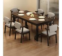 Compact 2Seater Dining Table Set with 2 Chairs Wooden Rectangular Kitchen Table with Steel Legs & Adjustable Feet Ideal for Small Spaces Breakfast Nook & Apartments