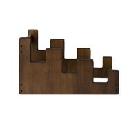 Compact 3 Guitar Display Stand Built From Wood Excellent for Small Spaces and Collections Wooden Electric Guitar Stand with Felt Lining and Base for Secure Display