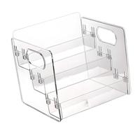 Compact 3 Section Medicine Cabinet Organizers Permanent Medicine Stand for Home Offices and Clinic Use Bottle Storage Rack