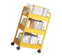 Compact 3 Shelf Rolling Cart Multi Purpose Organizers Movable Bathroom Storage Shelf For Closet Bathroom Home Cart With Casters