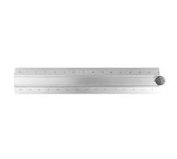 Compact 30cm Extendable Aluminum Scale Tool Sandblasted Finish Accurate Marking Ideal for Childrens Study Rudiments Travel Friendly Bending Scale
