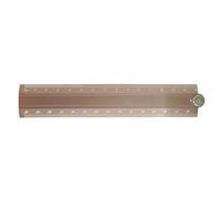 Compact 30cm Extendable Aluminum Scale Tool Sandblasted Finish Accurate Marking Ideal for Childrens Study Rudiments Travel Friendly Bending Scale