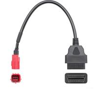 Compact 30cm OBD2 Adapter Cable for Fault Code Reader