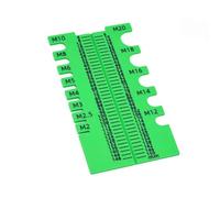 Compact 32g Screw Gauge: Quick-Read 150mm Ruler For Mechanics & Industrial Applications Professional Screw Sizing Instrument