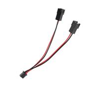 Compact 3D Printer Fan Splitter Adapter, PVC Cable with 11cm / 4.33inch and 9cm / 3.54inch Branches for Cooling Fan Setup Use Paired Adapter Y Splitter Wire Hotend Cable Cooling Harness Printer