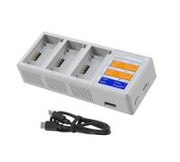 Compact 3Slot 100W Battery Charging Station for Mini5/4/3Pro Drones Battery Charging Hub for Outdoor Activity Photography Speed Device