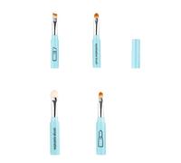 Compact 4 in 1 Cosmetic Brush Set Blending Blushes Eyeshadow Lips Professional Synthetic Hair Not Irritation Portable Makeup Brush Set