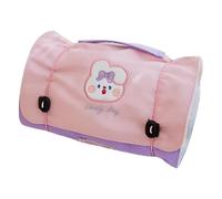 Compact 4 in 1 Makeup Bag, Roll Up Makeup Bag, Hangable Cosmetic Bag, Travel Toiletry Bag with Durable and Convenient Handle for Toiletries, Makeup, and Accessories (1 Piece)