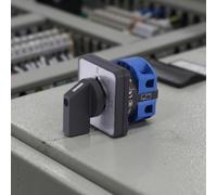 Compact 48mm Rotary Selector Switch 25A 4 Terminal | Flame retardant plastic housing, high temperature resistance, excellent insulation, for code, safe operation