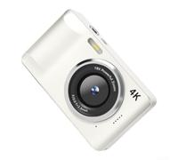 Compact 4K Camera 64MP ABS Body Lightweight(White)