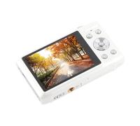 Compact 4K Digital Camera for with 58MP HD IPS Screen 16X M Autofocus Ket-Sized for Travel Photography Vlogging e (White)