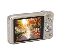 Compact 4K Digital Camera for with 58MP HD IPS Screen 16X M Autofocus Ket-Sized for Travel Photography Vlogging e (Gold)