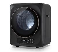 Compact 4KG Vented Tumble Dryer, 850W Freestanding with LCD Display, 6 Heat Settings, Timer, Stainless Steel Tub - Portable Front Clothes Dryer Machine