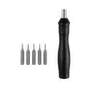 Compact 5-in-1 Ratcheting Screwdriver Set Hardened Steel Bits for Various Screw Types Ratcheting Screwdriver Kit Nonslip Grip