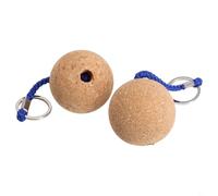 Compact 50mm Floating Key Ring Buoyant Cork Design, Perfect for Kayak Key Management (Blue)