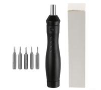 Compact 5in1 Magnetic Ratchet Screwdriver Set with Bit Storage for Precision Repair Tasks on Electronics and Gadgets