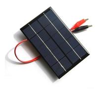 Compact 5W 5V Polycrystalline Solar Panel With Clips Efficient Outdoor Charging Solution Lightweight 88x142mm Fits Solar Lights Cameras Advertising Systems Reliable Power for 3.7V