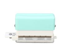 Compact 6 Hole Puncher, Portable Circle Puncher Easily Punch 2 Sheets of Paper At Once, for A5 20 Holes, B5 26 Holes, A4 30 Holes, with Multi Hole Guide Strip, Built in Locating