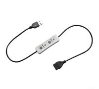 Compact 60cm USB Timer Switch Extension Cord Perfectly Suited for Managing Power to Your Devices