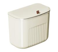 Compact 7 Litre Kitchen Compost Bin with Sealed Lid, Odour-Blocking Countertop & Under Sink Food Waste Caddy, Wall Mountable Small Rubbish Bin for Bathroom, Cupboard, RV (7L)