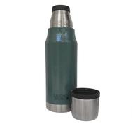 Compact 750ml Slimline Yerba Mate Flask - Double Walled Stainless Steel Thermal Flask with Twist-Pour Stopper | Gaucho Bruno