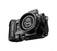 Compact 8K for video Camera Dual Display ABS Lightweight Compact | Front and rear screens, 8K ultra-HD for video, ideal for vlogging, self-framing, social for media content