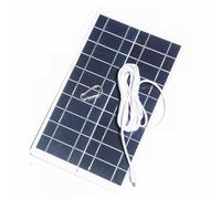 Compact 8W Solar Panel with Type C Output Supporting Outdoor Doorbell Cameras Solar Lights and Low-Power Surveillance Gear
