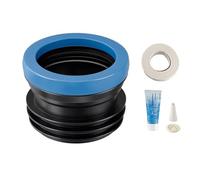 Compact ABS Toilet Gasket with Tool Easy Flexible Toilets Seal Rings Seals Simple Installation for Home Toilet Seal