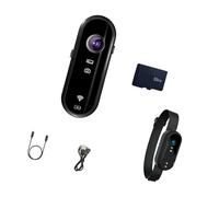 Compact Action Camera with 1080P Resolution IP68 Waterproof Plan Slowed Break Error Features Transportable Travel Essential for Sports Enthusiasts Tiny Pocket Camera for Cycling