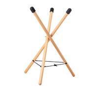 Compact Adjustable Wood Stand for Handpan and Metal Tongue Drum with Portable Design Size 12-22Inch Metal Tongue Drum Stand Transportable